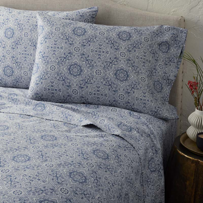 Floral Tapestry Premium Smooth Sateen Flat Bed Sheet