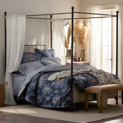 Floral Tapestry Premium Smooth Sateen Flat Bed Sheet