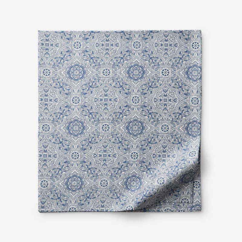 Floral Tapestry Premium Smooth Sateen Flat Bed Sheet