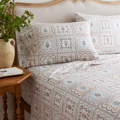 Lottie Classic Cool Cotton Percale Bed Sheet Set