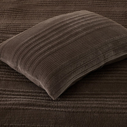 Line Stitch Velvet Quilt