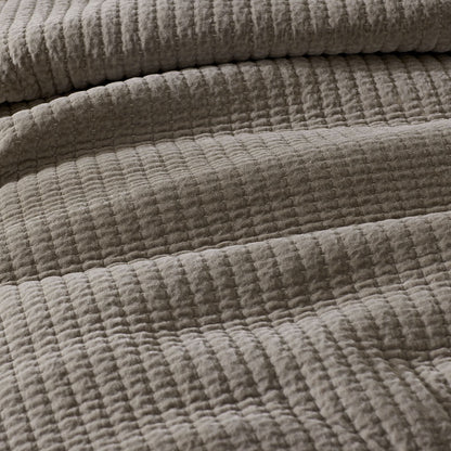 Straight Stitch Velvet Quilted Sham