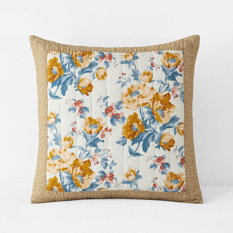 Shoshanna Reversible Patchwork Quilted Sham