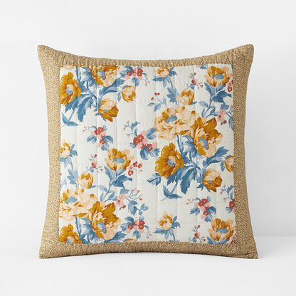 Shoshanna Reversible Patchwork Quilted Sham