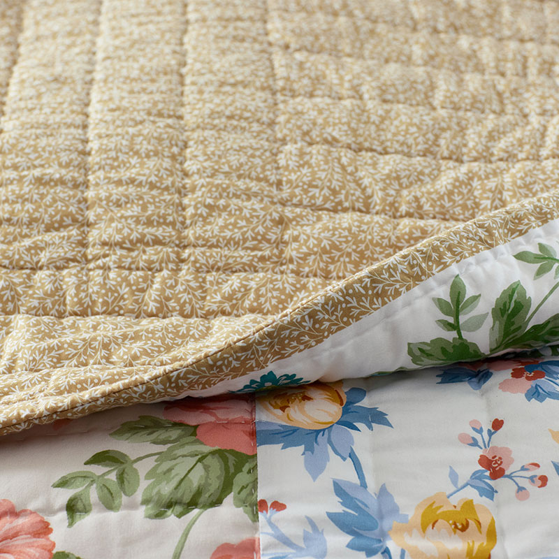 Shoshanna Reversible Patchwork Quilted Sham