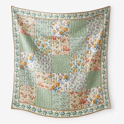 Shoshanna Reversible Patchwork Quilted Sham