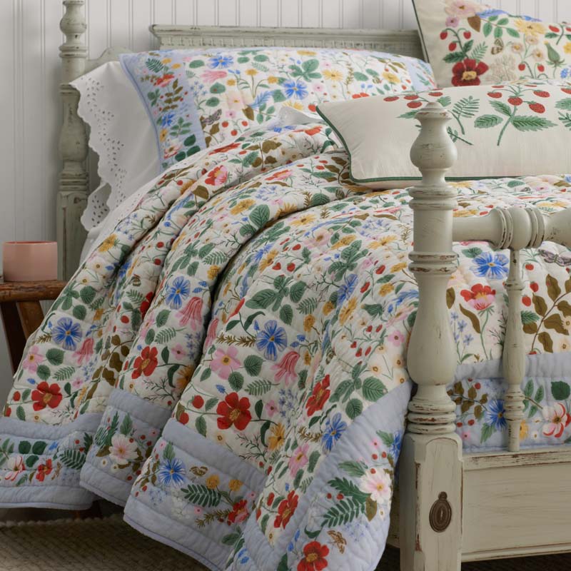 Strawberry Fields Quilted Sham