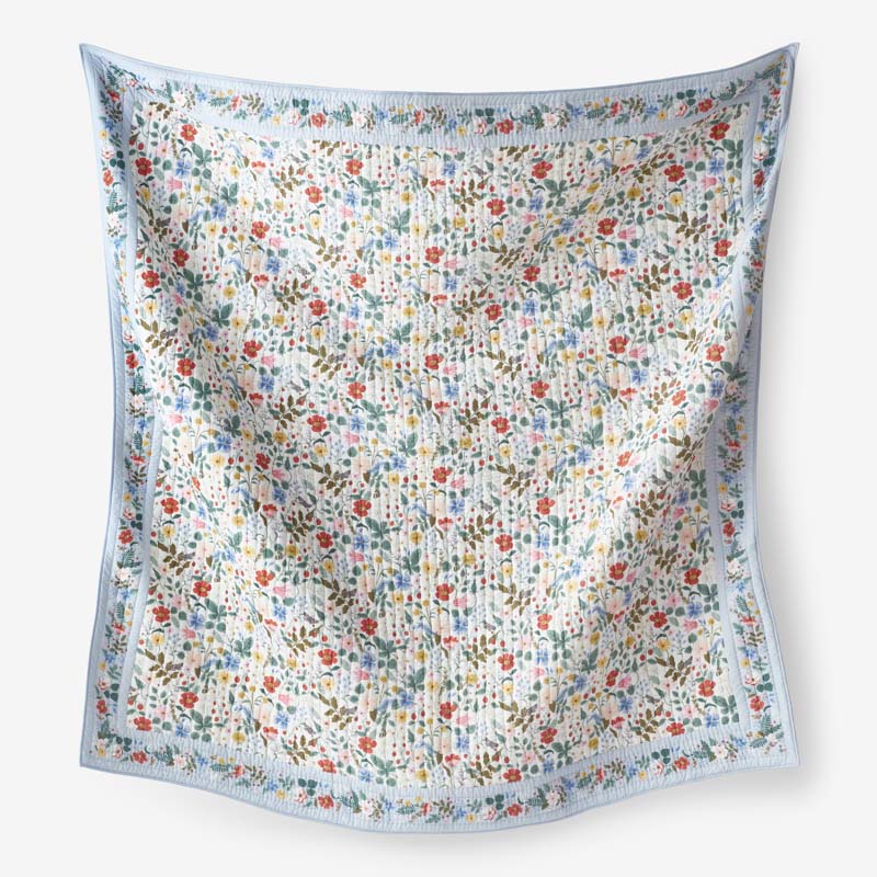 Strawberry Fields Quilted Sham