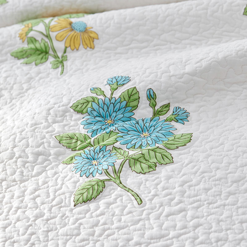 Lily Garden Quilted Sham