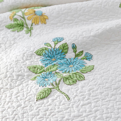 Lily Garden Quilted Sham