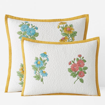 Lily Garden Quilted Sham