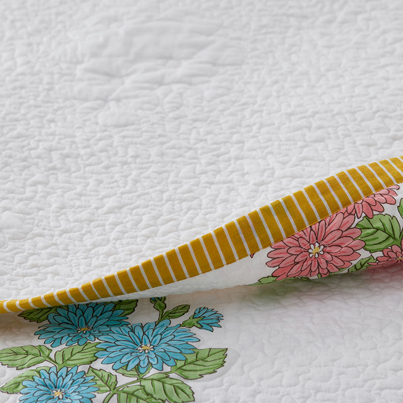 Lily Garden Quilted Sham