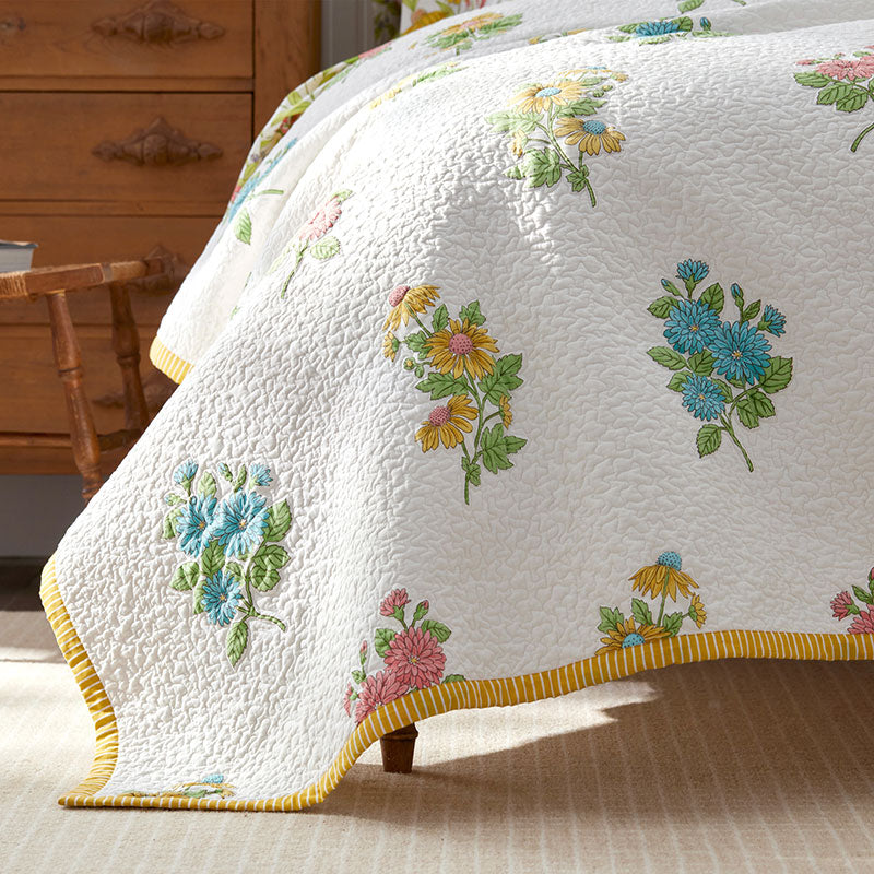 Lily Garden Quilted Sham