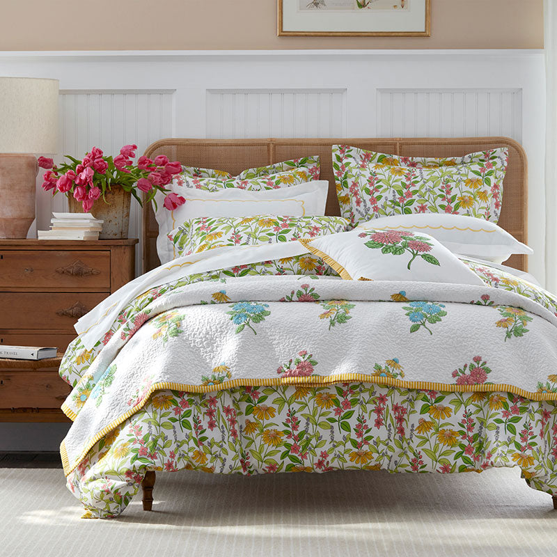 Lily Garden Quilted Sham