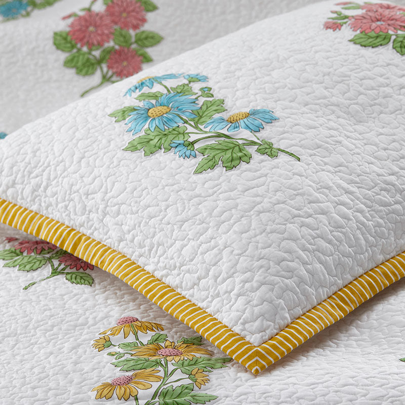 Lily Garden Quilted Sham