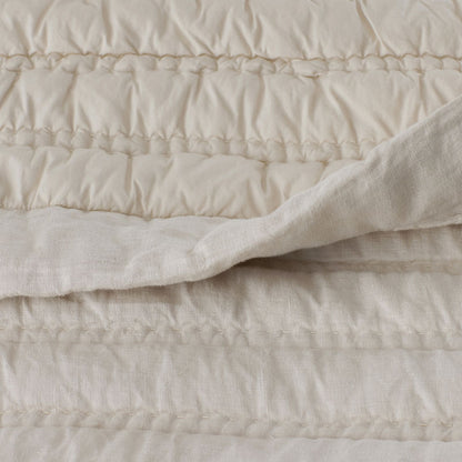 Premium Breathable Washed Linen Solid Quilt