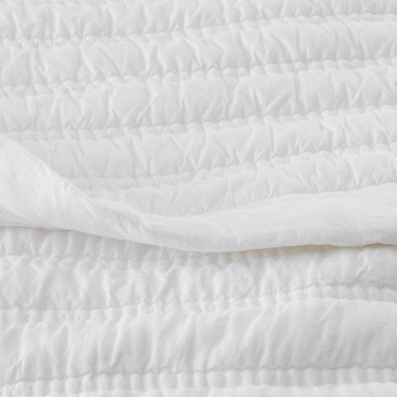 Premium Breathable Washed Linen Solid Quilt