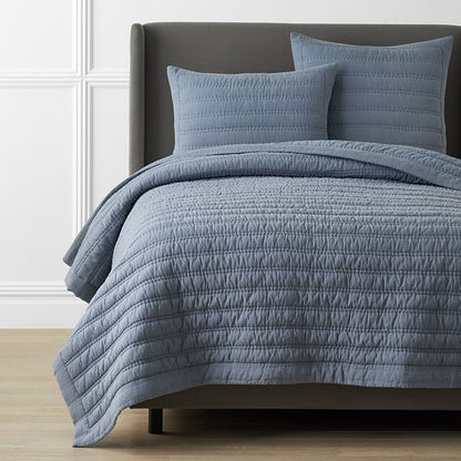 Premium Breathable Washed Linen Solid Quilt