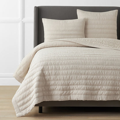 Premium Breathable Washed Linen Solid Quilt