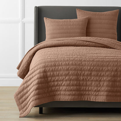 Premium Breathable Washed Linen Solid Quilt
