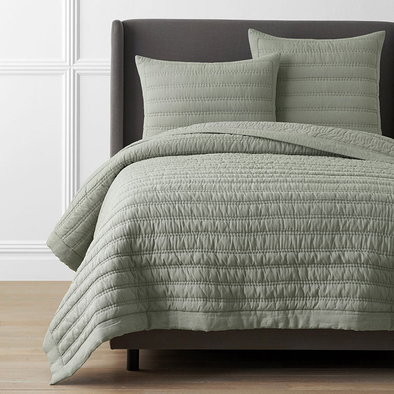 Premium Breathable Washed Linen Solid Quilt