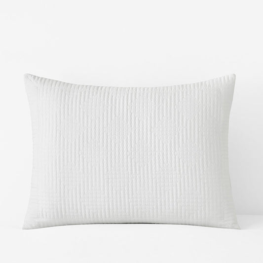 Premium Smooth Cotton Sateen Solid Quilted Sham