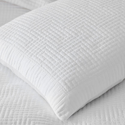 Premium Smooth Cotton Sateen Solid Quilted Sham