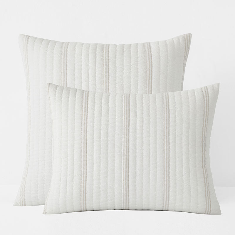 Stripe Quilted Sham
