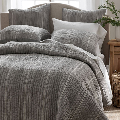 Stripe Quilted Sham