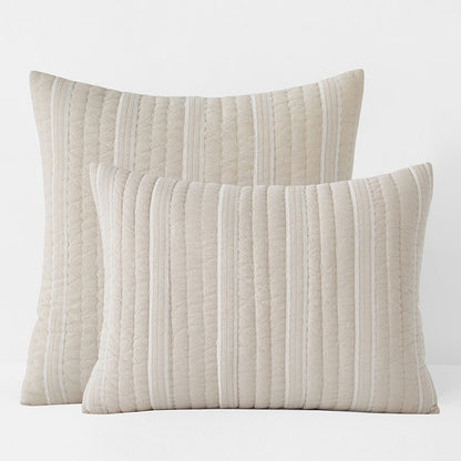 Stripe Quilted Sham