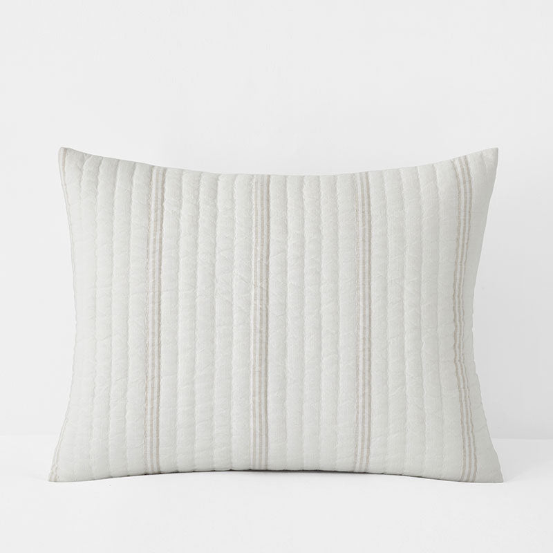 Stripe Quilted Sham
