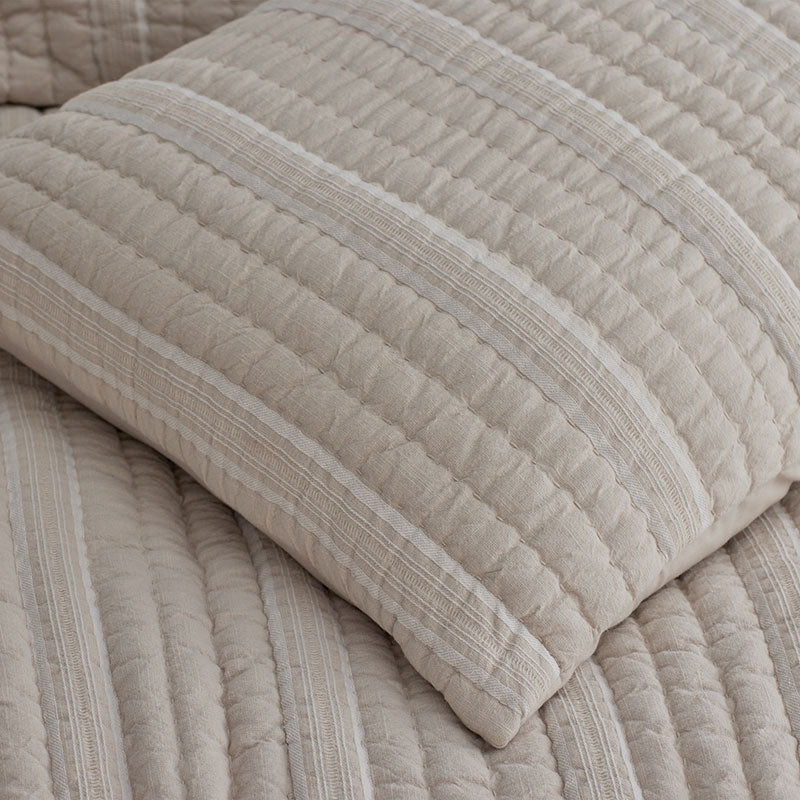 Stripe Quilted Sham