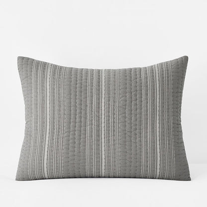 Stripe Quilted Sham