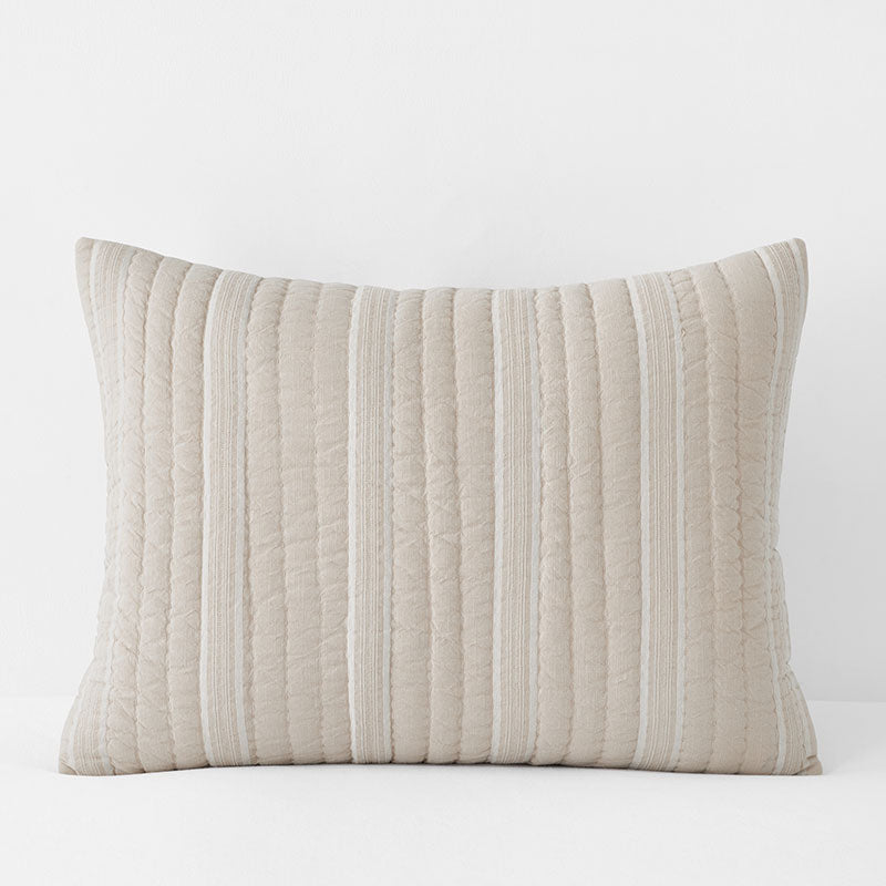 Stripe Quilted Sham