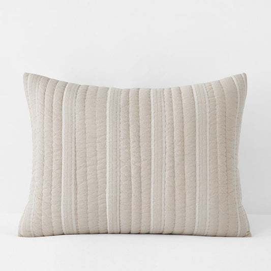 Stripe Quilted Sham