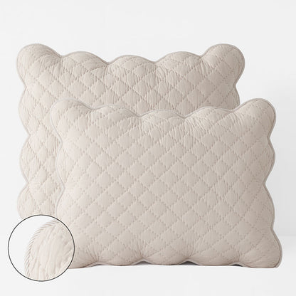 Scallop Quilted Sham
