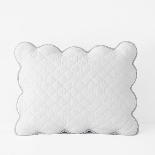 Scallop Quilted Sham