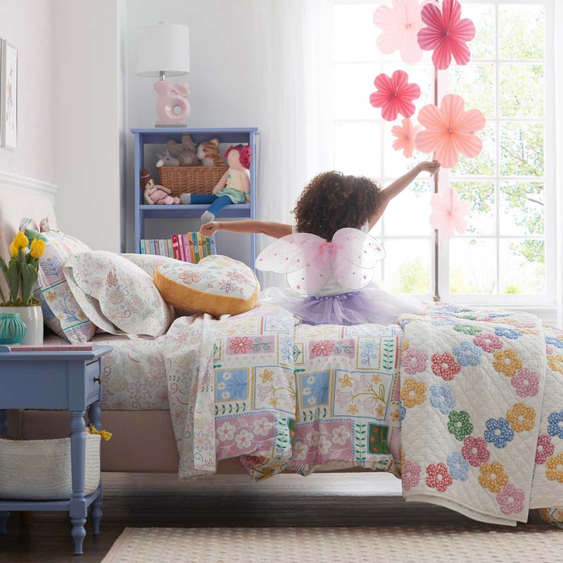 Daisy Patch Quilted Sham