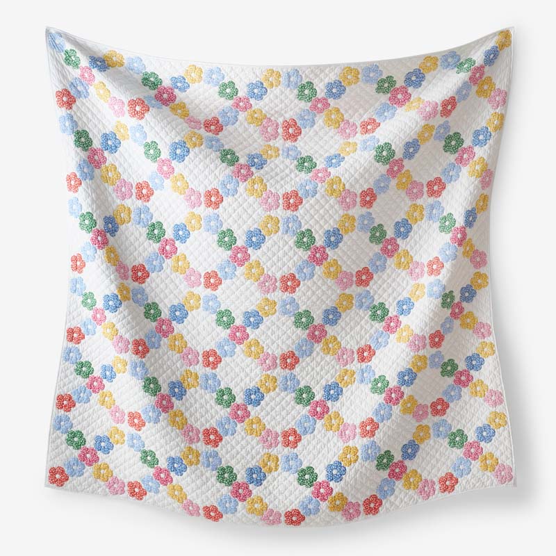 Daisy Patch Quilted Sham