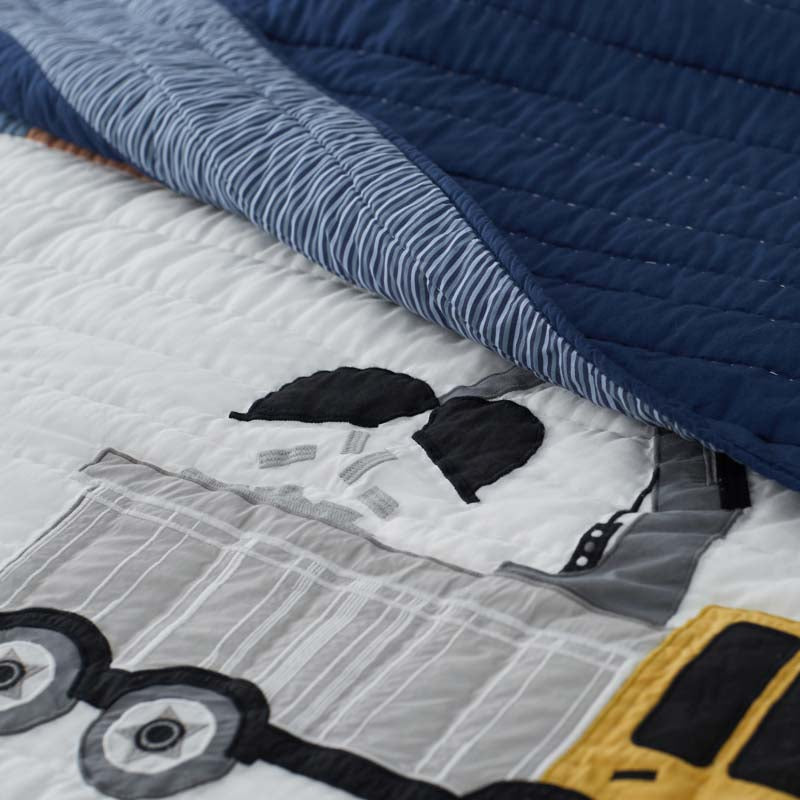 Construction Builders Quilted Sham