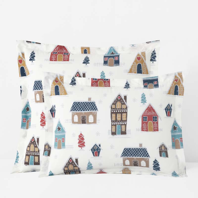 Holiday Print Classic Cool Cotton Percale Sham