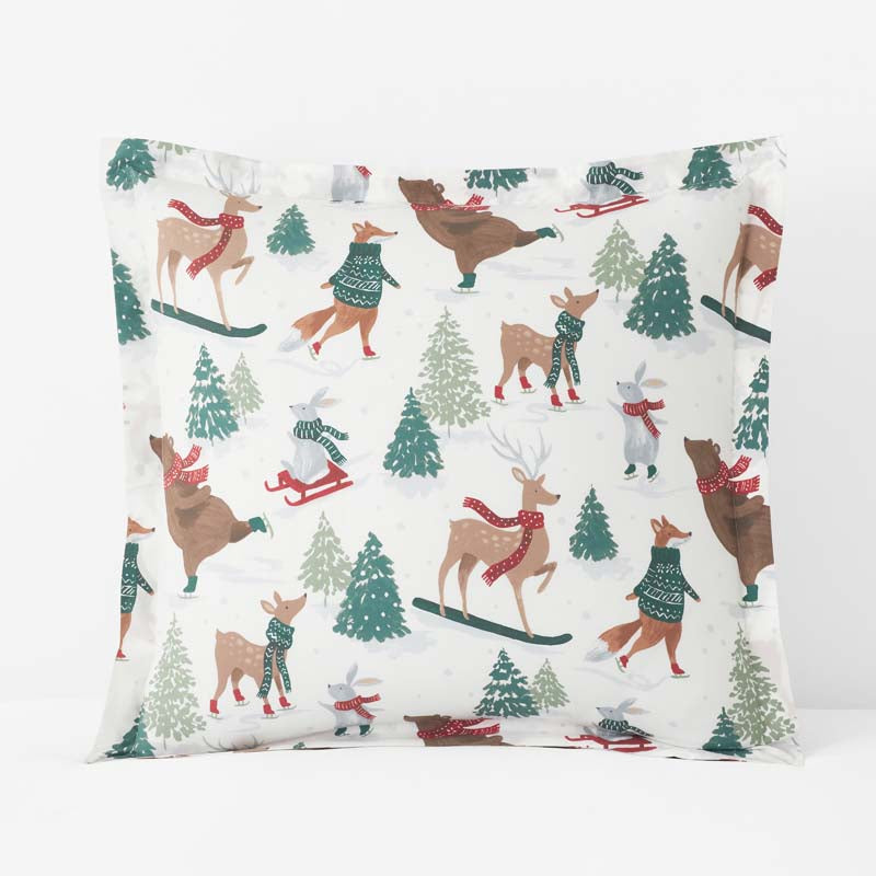 Holiday Print Classic Cool Cotton Percale Sham