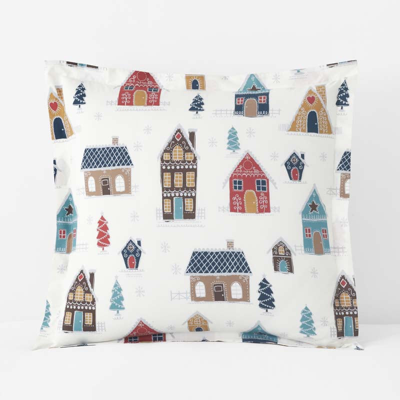 Holiday Print Classic Cool Cotton Percale Sham