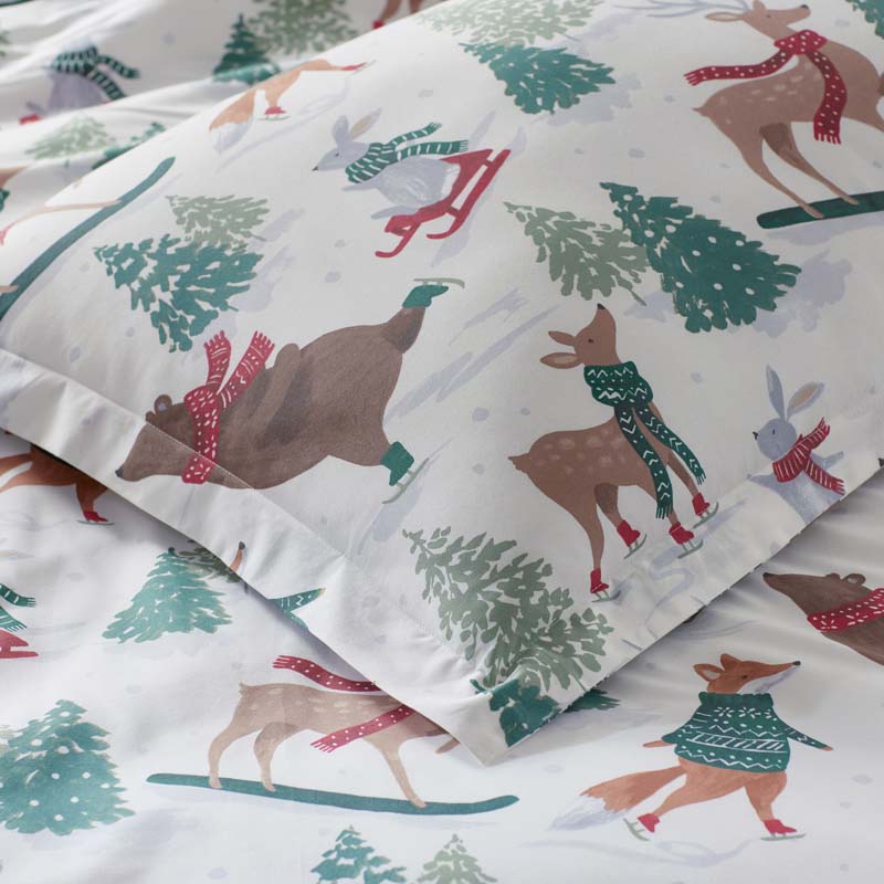 Holiday Print Classic Cool Cotton Percale Sham