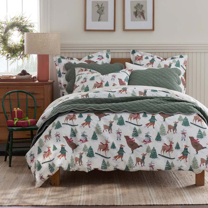 Holiday Print Classic Cool Cotton Percale Sham