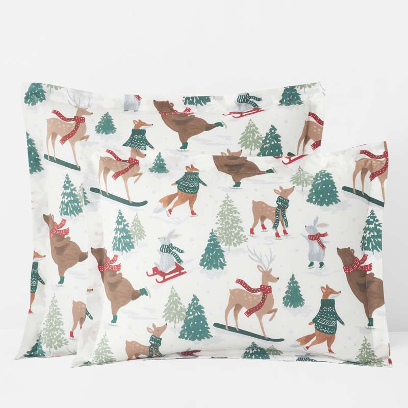 Holiday Print Classic Cool Cotton Percale Sham