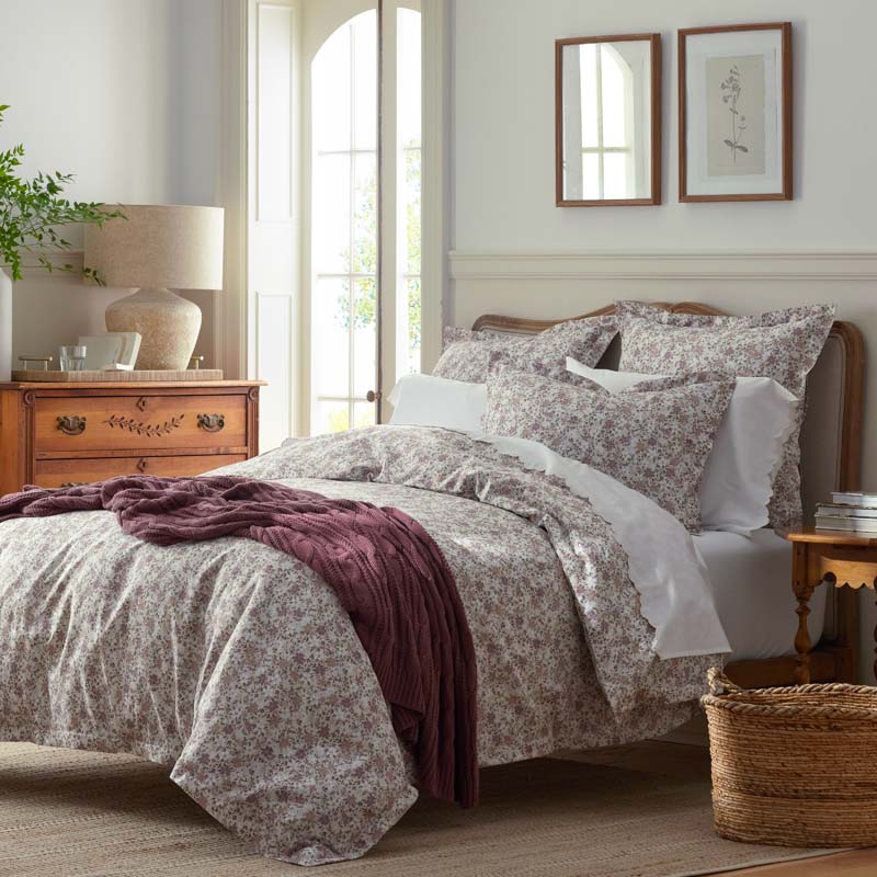 Joyful Floral Classic Smooth Sateen Comforter
