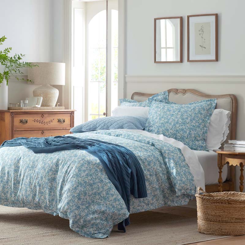 Joyful Floral Classic Smooth Sateen Pillowcase Set