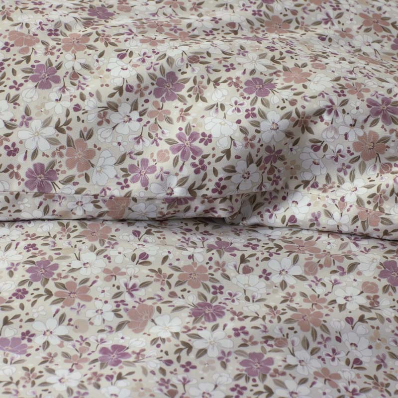 Joyful Floral Classic Smooth Sateen Comforter