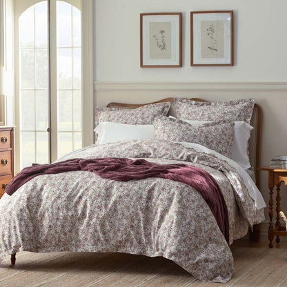 Joyful Floral Classic Smooth Sateen Bed Sheet Set